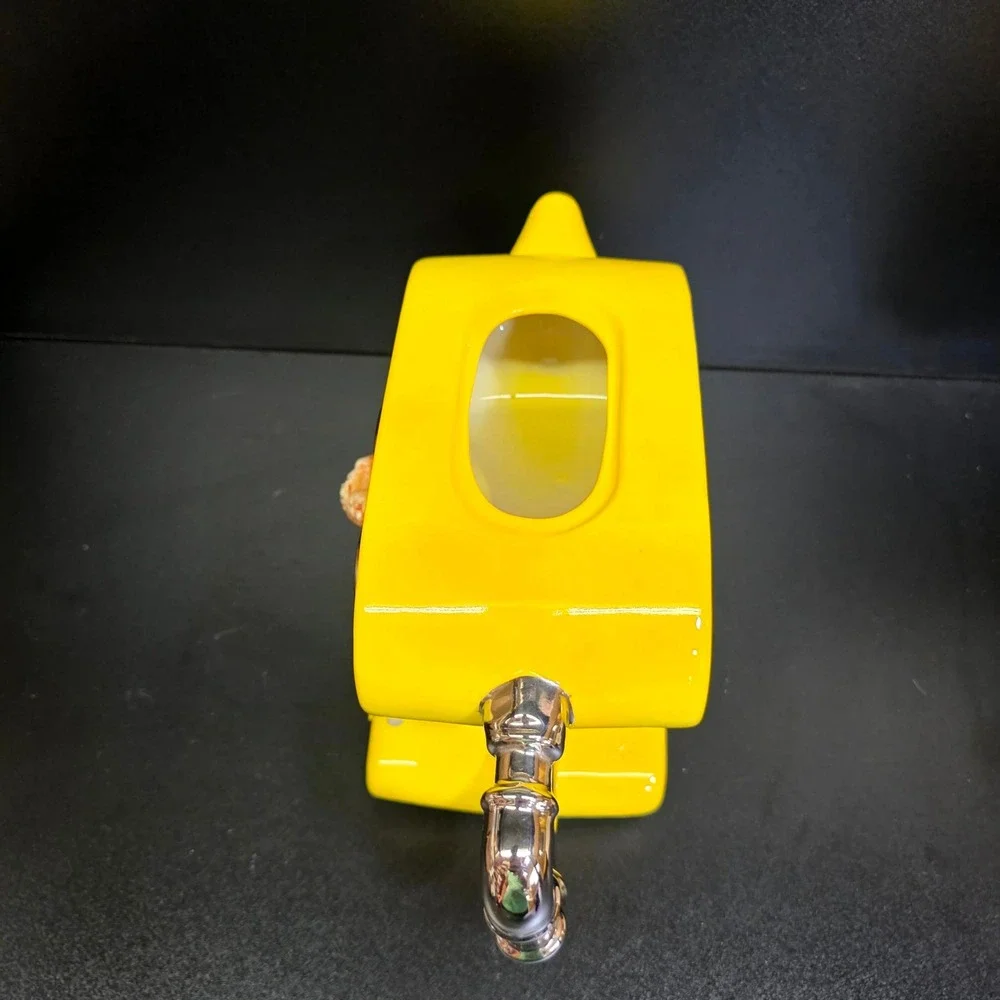 The Teapottery Espresso Machine Teapot Large Yellow Limited Edition 16/500